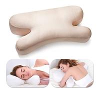 CUZEP Clieey Almohadas para Dormir de Lado Espalda Estómago Antiarrugas Anti Envejecimiento con Gel y Espuma Viscoelástica Triturada para Aliviar el Dolor de Cuello