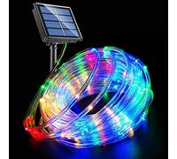 cuzile Manguera de solar luces 7m 50 LED Muiticolor Cadena de Luces LED Decoración para Navidad, Fiestas, Fodas, Jardines, Festivales