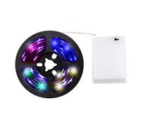 CuZiLe Tira de luces LED RGB para bicicleta, 100 cm, con mando a distancia y pilas alcalinas Uso interior