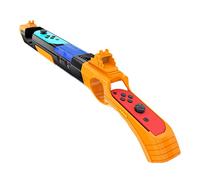 CUZKC Pistola de juego para Splatoon2/Splatoon 3 Compatible con N-Switch/OLED Joycons, controlador de pistola Joy-Con de repuesto Accesorios de juego para Switch Shooter (negro amarillo)