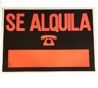 Cv Tools 0241 - Cartel pvc 40x30 fluor (se alquila) c/ojales