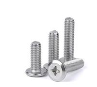 CVAADV 10 unids/lote M3 M4 M5 M6 M8 A2-70 cabeza Phillips plana grande de acero inoxidable Allen muebles remache tornillo conector junta perno(14mm x10pcs,M8)