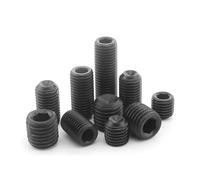 CVAADV 10 unids/lote tornillo de fijación de punta de copa sin cabeza M2 .5 M3 M4 M5 M6 M8 M10 acero al carbono hexagonal dureza 12,9(50mm x10pcs,M6)