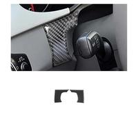 CVAADV Compatible con Audi A4 B8 A5 2009-2016, cubierta de panel lateral de cerradura de coche, marco decorativo, pegatinas de fibra de carbono, accesorios for automóviles, calcomanías.