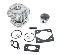 CVAADV Kit de pistón cilíndrico de 45mm Compatible con Oleo-Mac 453BP Ergo 753S 753T OS530 OS550 Efco 8530IC 8535 8550 Boss 8753BAV