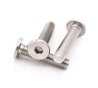 CVAADV M1.6 M2 .5 M3 M4 M5 M6 M8 304 Hexágono hexagonal de acero inoxidable Tornillo de cabeza Allen de oblea plana ultrafina(8mm,M3 25pcs)