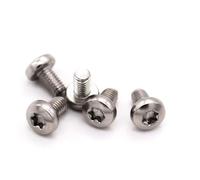 CVAADV Tornillo de cabeza plana Torx de seis lóbulos, de acero inoxidable 304 A2, de 3 a 80 mm, 10/50 unidades, M2, 0,5, M3, M4, M5, M6, M8.(60mm,M8 10pcs)