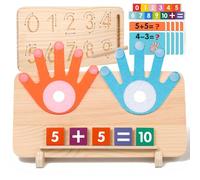 CVARRISE Juguetes Montessori Matematicas, Juegos Educativos Niños 3-6 Años Contando Juego de Aprendizaje, Juegos de Preescolar Tempranos para Aprender a Agregar y Restar Matemáticas