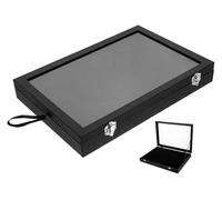 CvbGNJm Caja de joyería, Pendientes de Cuentas Superiores de Caja de presentación de joyería de Medalla