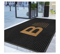 CVBN Felpudo Personalizado con Logo Texto Entrada Felpudos Originales ersonalizado Personalizable Alfombras Personalizadas para la Entrada Antideslizante para Puerta Delantera Pasillo,180x90cm