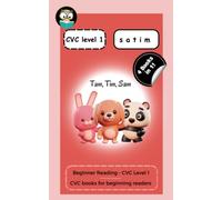 CVC books for beginning readers - 1st grade CVC reading: Beginner Reading - cvc level 1 (s a t i m )