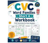 CVC Word Families Short 'A' Workbook: CVC Activities for Early Readers