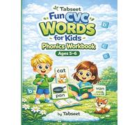 CVC Words Workbook for Kids Ages 5-6: Fun Phonics Activities for Early Reading and short vowels Practice