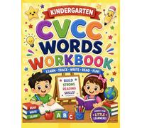 CVCC Words Workbook for Kindergarten: Phonics Practice Book with Tracing, Writing, Reading & Fun Activities | Learn Blends, Build Early Literacy Skills for Kids Ages 4-6