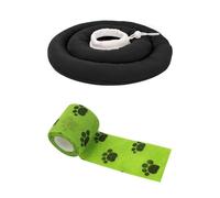 CVDYWDJIE 1 Collar Antifugas para Mascotas Y 1 Vendaje Suave Y Transpirable para Mascotas, Suministros para Mascotas, Collar Ajustable para Mascotas, Collar Impermeable para Mascotas