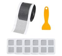 CVDYWDJIE 1 Filtro De Ducha Enrollable, 5 Pegatinas para Drenaje De Piso, Filtro De Drenaje, Filtro De Cabello para Bañera, Red Recolectora De Cabello