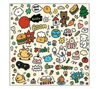 CVDYWDJIE 1 Pieza De Envoltura para Mascotas, Envoltura Creativa De Graffiti, Envoltura Antimordeduras, Suministros para Mascotas, Envoltura Autoadhesiva