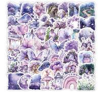 CVDYWDJIE 100 Pegatinas Serie Morada, Pegatinas De Jardín, Pegatinas Lindas, Pegatinas Estéticas, Pueden Decorar Bicicletas, Maletas, Cascos, Scooters