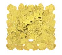 CVDYWDJIE 100 Piezas De Confeti De Corazón Y 100 Piezas De Confeti De Estrella, Confeti con Purpurina, Decoraciones para Fiestas, Obsequios, Confeti De Mesa