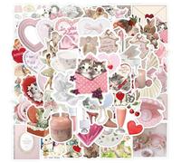 CVDYWDJIE 120 Pegatinas Lindas, Pegatinas Simples, Pegatinas Estéticas, Pegatinas De Niñas, Se Pueden Usar para Decorar Botellas De Agua, Cuadernos Y Álbumes De Fotos.