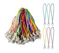 CVDYWDJIE 150 Piezas De Cordones con Mosquetones, Cordones para Teléfonos Móviles, Cordones De Joyería, Accesorios Coles De Bricolaje, Cordones De Muñeca