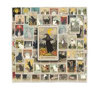 CVDYWDJIE 156 Pegatinas De Cartas De Tarot, Pegatinas De Graffiti De Gato Retro, Pegatinas De Decoración De Taza De Agua para Teléfono De Monopatín DIY, Pegatinas Personalizadas