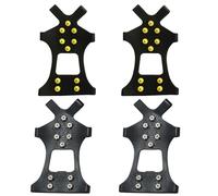 CVDYWDJIE 2 Pares De Clavos Antideslizantes Negros, Clavos Duraderos, Accesorios para Zapatos, Productos De Invierno para Exteriores, Adecuados para Nieve, Montañismo Y Escalada