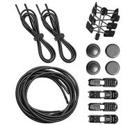 CVDYWDJIE 2 Pares De Cordones Elásticos, Sin Necesidad De Unir Cordones, Cordones Elásticos, Cordones Anti-Caza, Adecuados Para Zapatos Deportivos Y Zapatos De Ocio