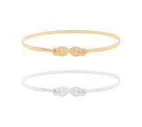 CVDYWDJIE 2 Piezas Cadenas De Cintura De Metal, Cadenas De Cintura Modernas Y Versátiles, Cadenas De Cintura Decorativas para Ropa, Cadenas De Cintura Delgadas para Mujeres, Plata