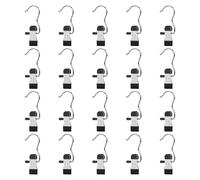CVDYWDJIE 20 Clips De Gancho Multifuncionales, Clips De Almacenamiento De Ropa, Clips De Secado De Ropa, Pinzas De Acero Inoxidable, Clips Antideslizantes, Accesorios para El Hogar