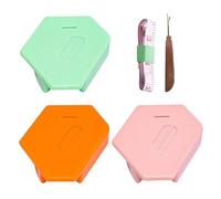 CVDYWDJIE 3 Guías Magnéticas para Dobladillo para Máquinas De Coser, 1 Descosedor Y 1 Cinta Métrica, Accesorios De Costura, Herramientas De Costura, Guías para Máquinas De Coser.