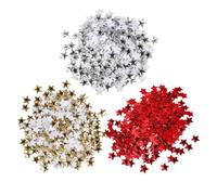 CVDYWDJIE 300 Piezas De Estrellas, Estrellas Brillantes, Decoración De Mesa, Accesorios De Costura DIY, Se Pueden Utilizar para Bolsos, Accesorios para El Cabello, Ropa, Sombreros