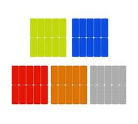 CVDYWDJIE 50 Piezas Pegatinas Reflectantes, Tiras Reflectantes para Cochecitos, Decoración De Pegatinas Reflectantes Autoadhesivas, Pegatinas Reflectantes Multifuncionales