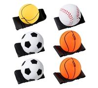 CVDYWDJIE 6 Bolas Elásticas para Muñeca con Cuerdas, Pelotas De Entrenamiento para Muñeca, Pelotas De Juguete para Niños, Pelotas Elásticas De Cuerda Elástica, Juguetes para Niños Al Aire Libre