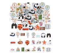 CVDYWDJIE 92 Pegatinas De Viaje, Pegatinas Creativas De Graffiti, Bonitas Pegatinas, Pegatinas Retro, Se Pueden Utilizar para Decorar Computadoras, Álbumes De Fotos Y Fundas De Teléfonos Móviles.