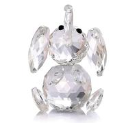 CVDYWDJIE Adornos De Elefante De Cristal De 1 Pieza, Decoraciones De Mesa, Decoraciones para El Hogar, Estatuas De Elefante, Lindos Adornos De Animales