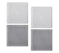 CVDYWDJIE Colador De Fregadero De 4 Piezas, Colector De Pelo, Cubierta De Drenaje De Suelo De Silicona, Colador Reutilizable, Colador con Ventosa