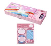 CVDYWDJIE Estuche Para Lápices De Dibujos Animados, 1 Pieza Y Bloc De Notas, 1 Pieza, Rosa, Modern, Dibujo Animado