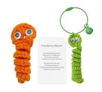 CVDYWDJIE Muñeca Oruga Y Llavero Oruga, Lana, 8x2cm, 13cm, Unisex, Decoración, Regalo