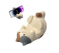 CVDYWDJIE Soporte para Teléfono Móvil Supino De Gato De 1 Pieza, Soporte para Teléfono Móvil De Dibujos Animados Lindo, Decoración De Escritorio, Accesorios para Teléfono Móvil