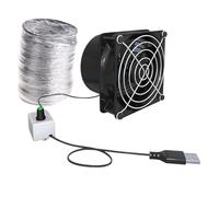 Cventilatore Di Assorbimento Dei Fumi Di Saldatura USB Ventilatore 'aria Ventilazione Del Condotto Ventola Di Scarico Cucina Senza Installazione Velocità Regolabile Domestica Banco Di Lavoro Porta