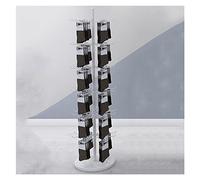 CVERTHAF Expositor Giratorio de Calcetines Multicapa con Base para Tiendas de Ropa - Expositor de Hierro para Colgar Joyas y Colgantes