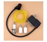 CVFDCCD Ajuste for HUSQVARNA 125E 125C 125L 125R 125RJ 128R 128LD 128C 128CD recortadora desbrozadora bobina de encendido bujía Kit de línea de filtro de combustible