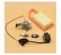 CVFDCCD Ajuste for STIHL BR500 BR550 BR600 BR 500 550 600 soplador de mochila Zama C1Q-S183 carburador bobina de encendido módulo Magneto filtro de aire
