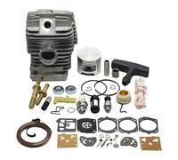 CVFDCCD Ajuste for Stihl MS290 MS310 029 MS390 039 MS 290 310 390, barra de motosierra, tuerca, piezas de reparación de cuerda de arranque, Kit de carburador de pistón de cilindro de 47mm