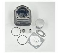 CVFDCCD Apto for herramientas de jardín 4500, 5200, 5800, 45cc, 52cc, 58cc, piezas de motosierra de Gas chinas, 43mm, 45mm, 45,2mm, pistón de cilindro simple y doble(4500 43mm Single)