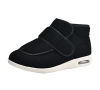CVFOMBN Sandalias de Ancho Extra Ancho,Piedi gonfi Extra Wide Fit Diabetiche Regolabili Donna Incinta Uomini Anziani Edema Gonfiore Sandali.Grey-37