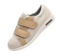 CVFOMBN Sandalias de rehabilitación,Zapatos de Hombre con Empeine Alto Pies Hinchados Sandalias para Hombre.Beige,50