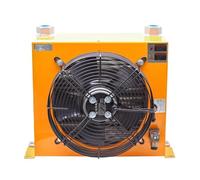 CVFRDD Enfriador de Aire hidráulico AH1012T-CA, Enfriador de enfriamiento del Tanque de Combustible Modificado con grúa montada en camión de 24V/12V/380V, Radiador de Aceite enfriado por Aire(12)