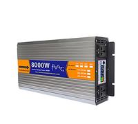 CVFRDD Inversor de Ahorro de Seno Puro 8000W 6000W DC 12V / 24V a Transformador de Voltaje de CA Convertidor de Potencia Inversor LED Solar(8000W,12V)